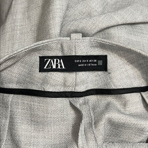 ZARA Wrinkled Effect Wide Leg Pant - Picture 2 of 2
